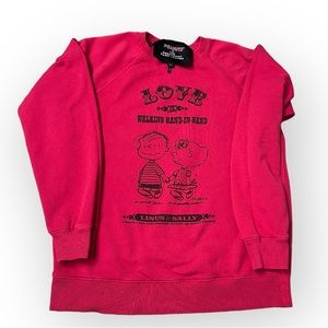 Marc Jacobs x Peanuts The Sweatshirt Red Linus & Sally Sz. Small